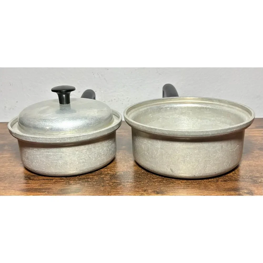 Vintage Vita Craft Aluminum Sauce Pan Set #201N & #200N Made In USA Mid-century